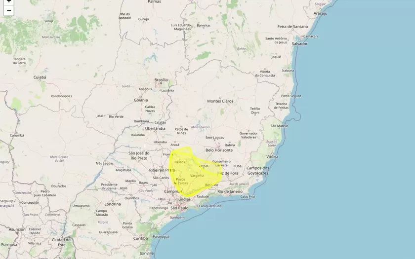 207 municípios da Minas Gerais estão sob alertas de geada nesta quarta-feira