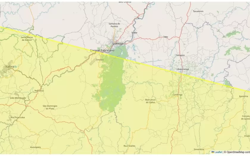 Alerta de declínio de temperatura atinge Caratinga nesta terça-feira