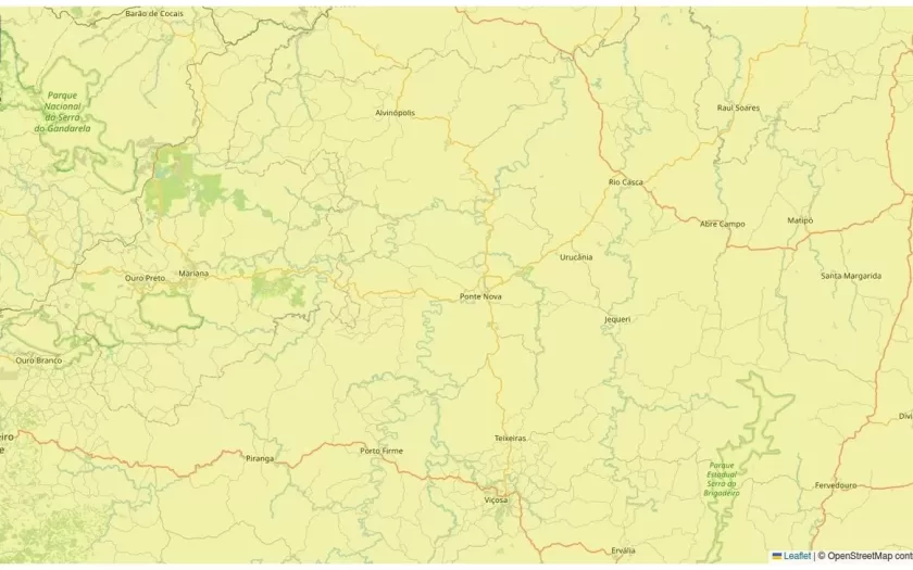 Alerta amarelo para declínio de temperatura inclui Ponte Nova nesta terça-feira