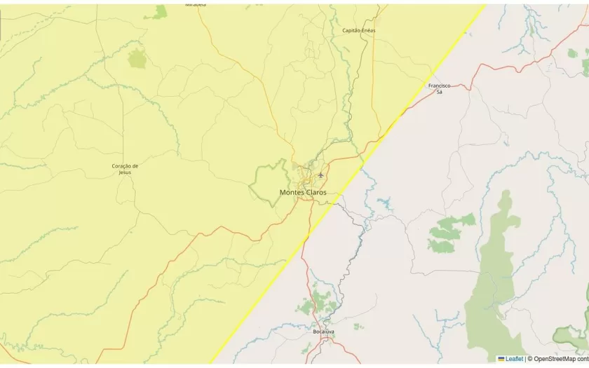 Baixa umidade: Inmet emite alerta para Montes Claros nesta terça-feira