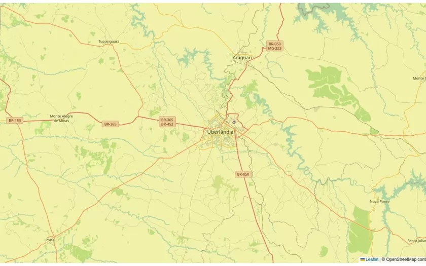 Alerta amarelo para baixa umidade inclui Uberlândia nesta quarta-feira