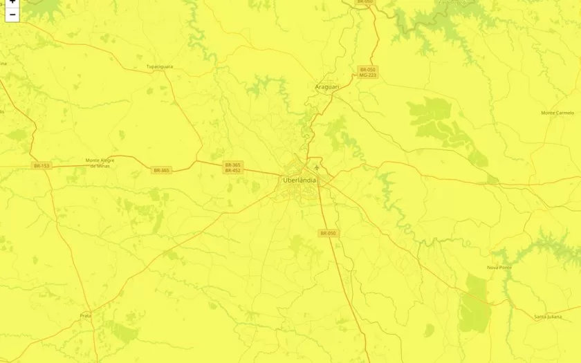 Uberlândia está sob alertas meteorológicos para baixa umidade nesta sexta-feira