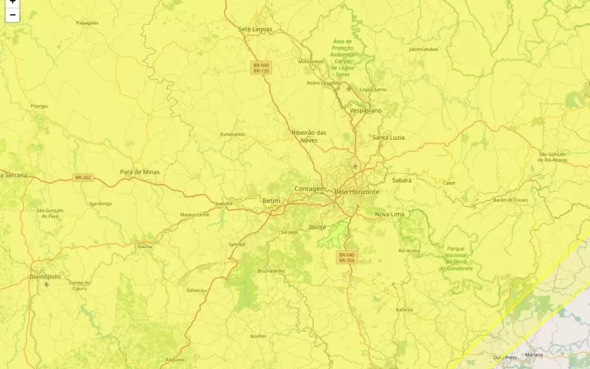 Belo Horizonte está em área sob alertas de baixa umidade nesta terça-feira