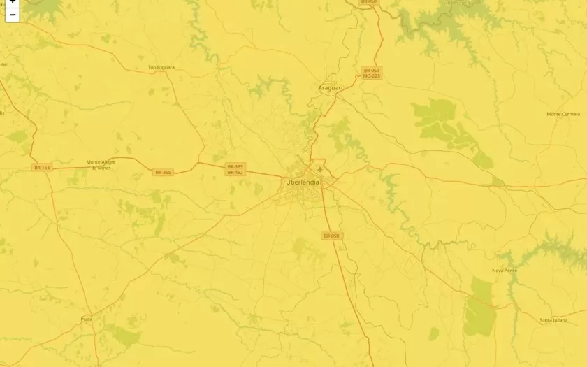 Uberlândia está em área sob alertas de baixa umidade nesta terça-feira