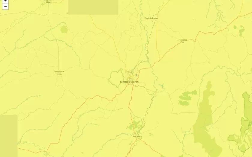 Montes Claros está em área sob alertas de baixa umidade nesta terça-feira