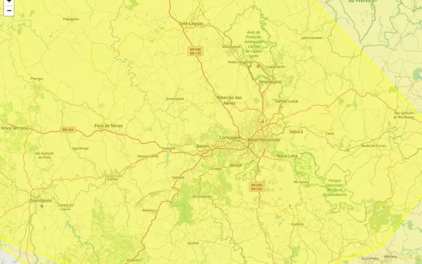Alertas amarelo para declínio de temperatura e baixa umidade incluem Contagem nesta sexta-feira
