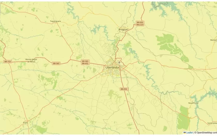 Alerta amarelo para baixa umidade inclui Uberlândia nesta segunda-feira