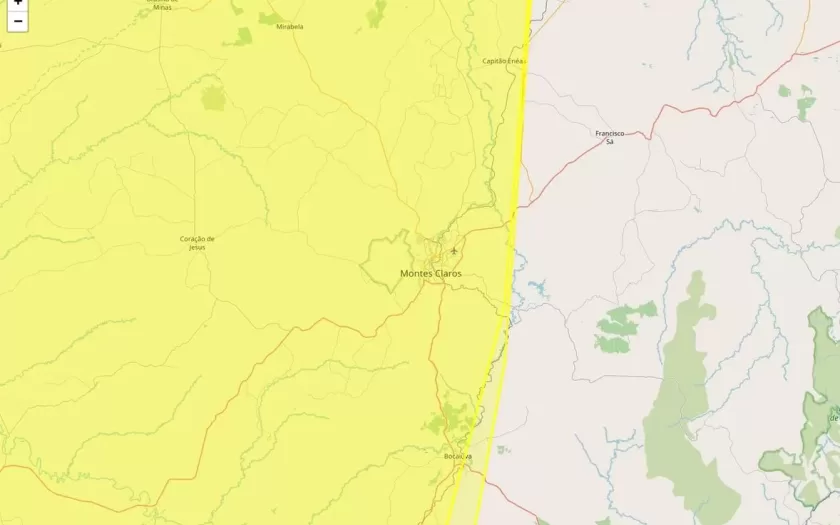 Alertas de baixa umidade atingem Montes Claros nesta quarta-feira