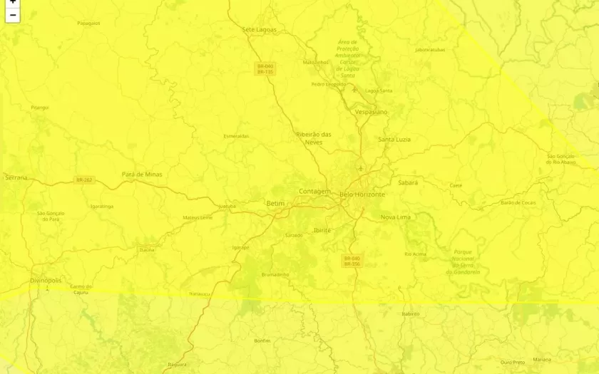Declínio de temperatura e baixa umidade: Inmet emite alerta para Belo Horizonte neste domingo
