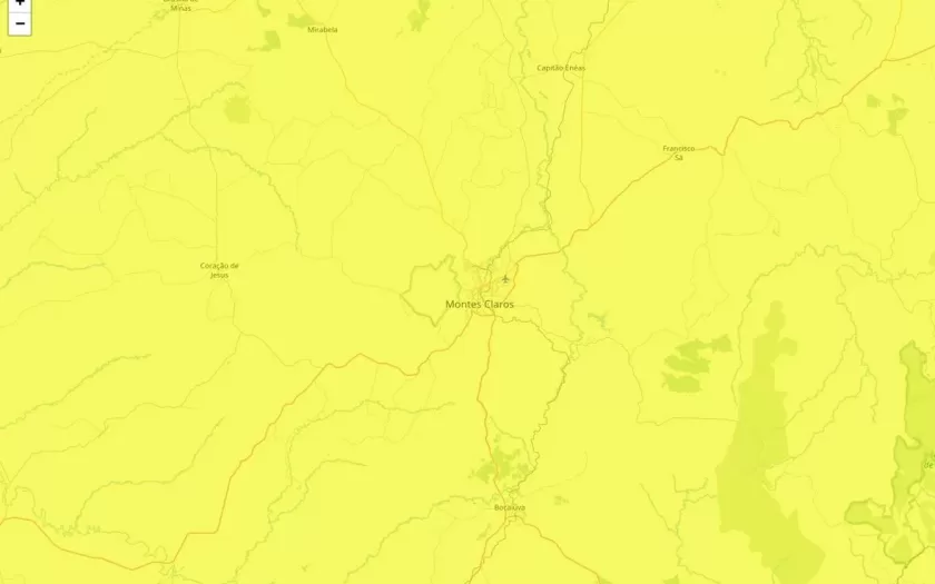Declínio de temperatura e baixa umidade: Inmet emite alerta para Montes Claros neste domingo