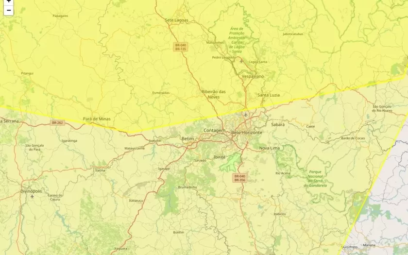 Belo Horizonte está sob alertas meteorológicos para baixa umidade nesta segunda-feira