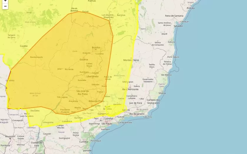 397 municípios da Minas Gerais estão sob alertas de geada e baixa umidade nesta terça-feira