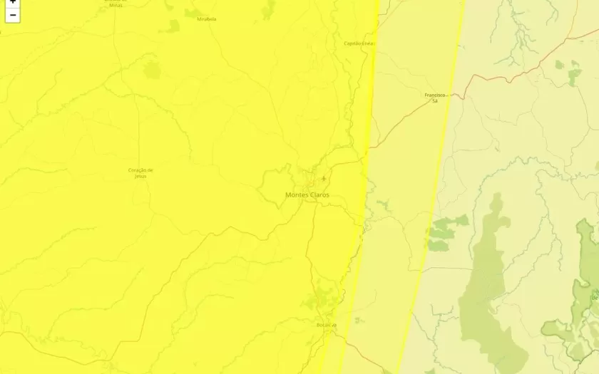 Montes Claros está sob alertas meteorológicos para baixa umidade nesta terça-feira