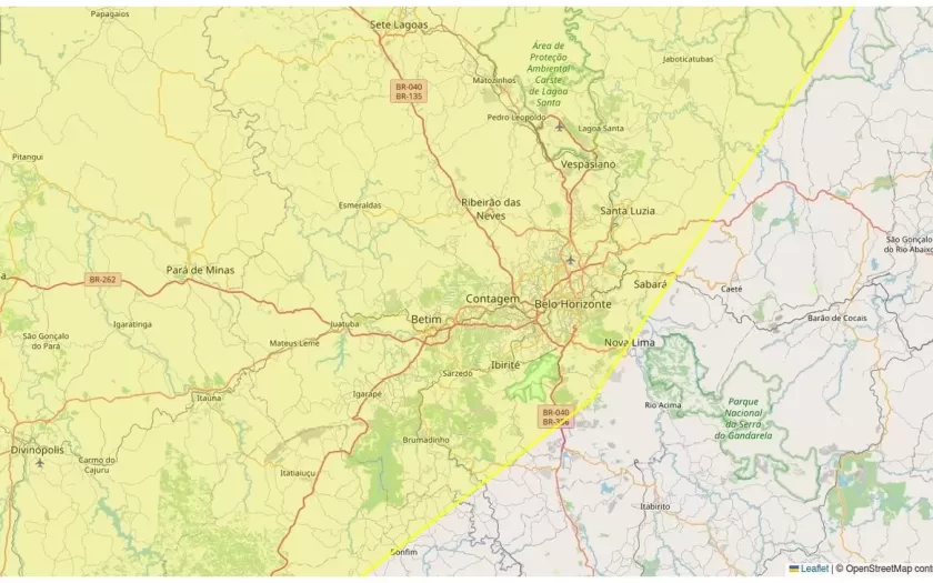 Belo Horizonte está em área sob alerta de baixa umidade neste domingo