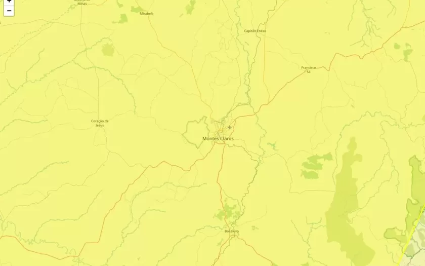 Alertas de baixa umidade atingem Montes Claros neste domingo