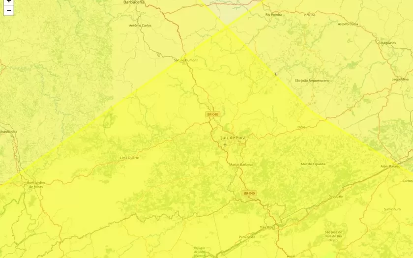 Alertas de declínio de temperatura e chuvas intensas atingem Juiz de Fora nesta sexta-feira