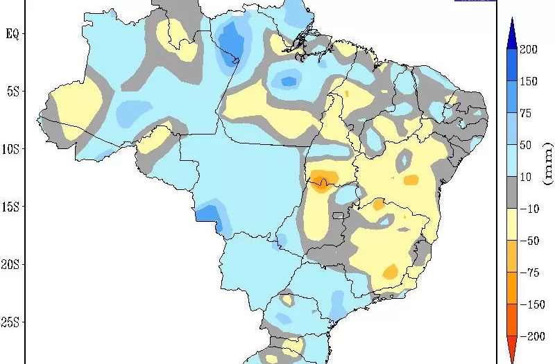 Previsão do clima no Brasil em Janeiro