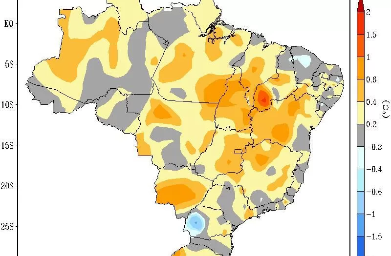 Rio de Janeiro registra temperaturas acima da média em janeiro de 2026
