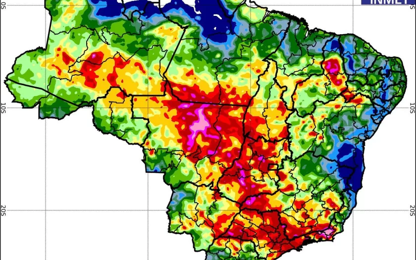 Inmet divulga previsão para semana de 02 a 09 de fevereiro de 2026