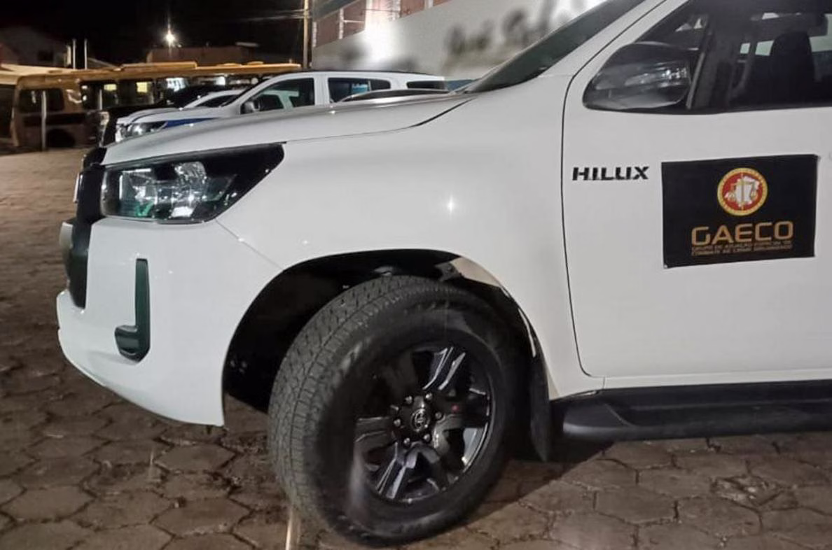 Equipes durante a Operação Chave Mestra em Alfenas